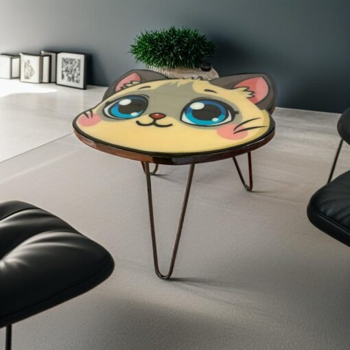 Cute Cat Coffee & Kids Table - Image 4