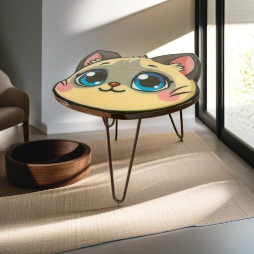 Cute Cat Coffee & Kids Table - Image 3