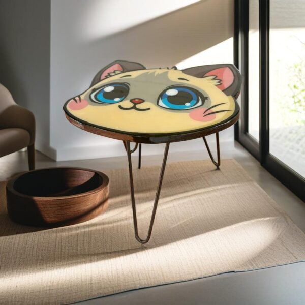 Cute Cat Coffee & Kids Table - Image 3