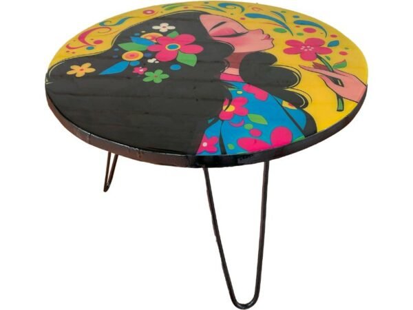 Girl Beauty Accent Table