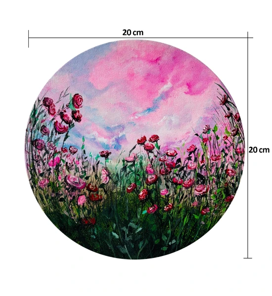 Blooming Skies – Acrylic Painting - Image 4