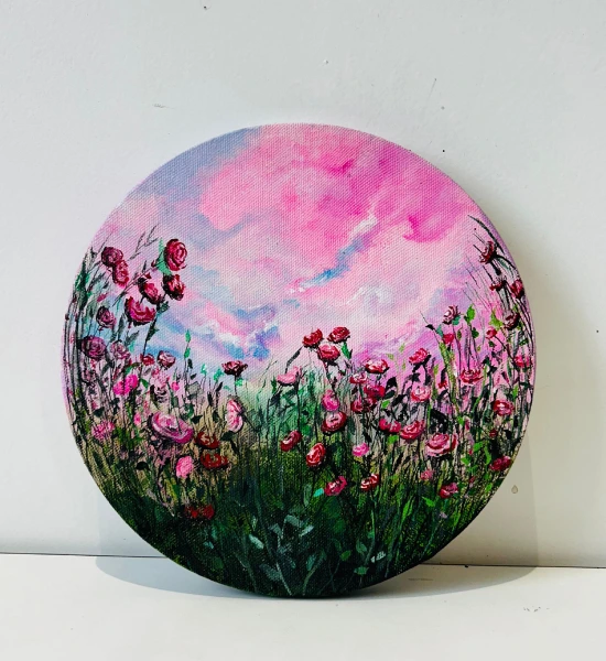 Blooming Skies – Acrylic Painting