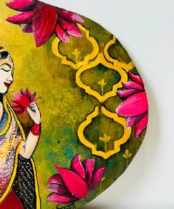 Alternative view of Grace of the Lotus – Acrylic Painting