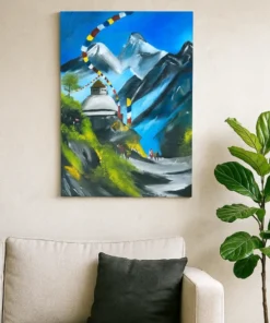 Himalayan Serenity – Acrylic Painting