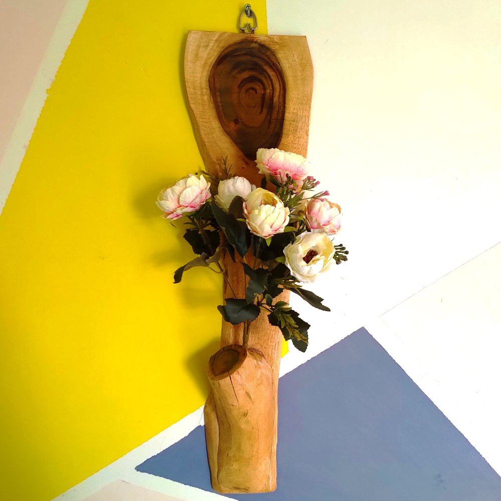 Rustic Handmade Wooden Wall Décor - Image 12