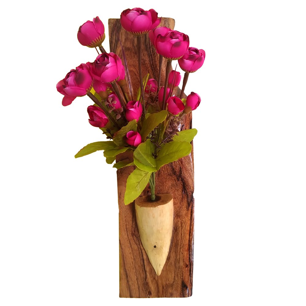 Rustic Handmade Wooden Wall Décor - Image 2