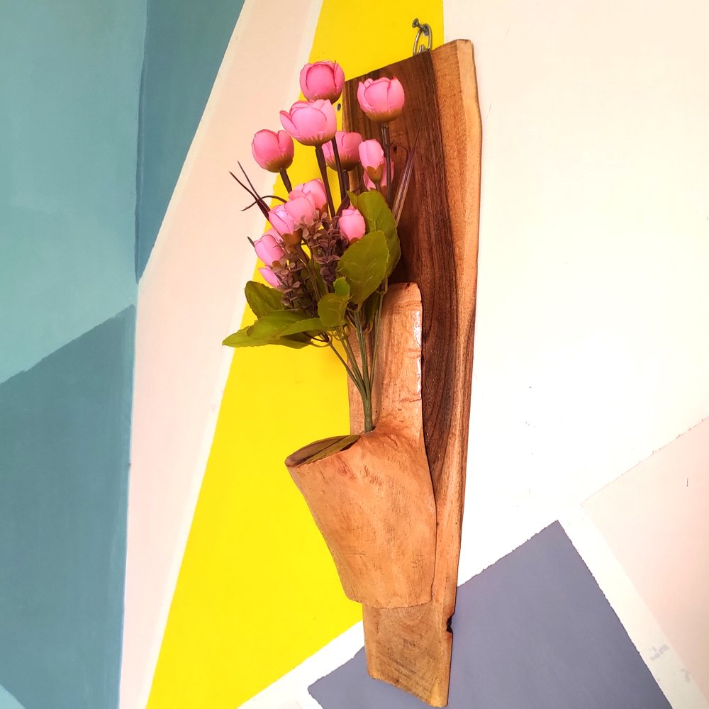 Rustic Handmade Wooden Wall Décor - Image 6