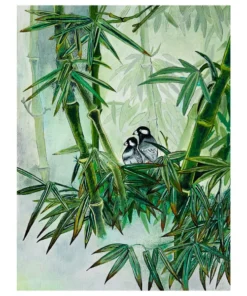 Alternative view of Whispers of Bamboo – Acrylic Painting