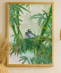 Whispers of Bamboo – Acrylic Painting