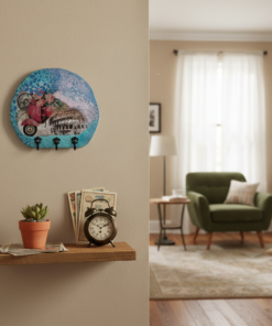 Alternative view of Wooden Wall Key Holder